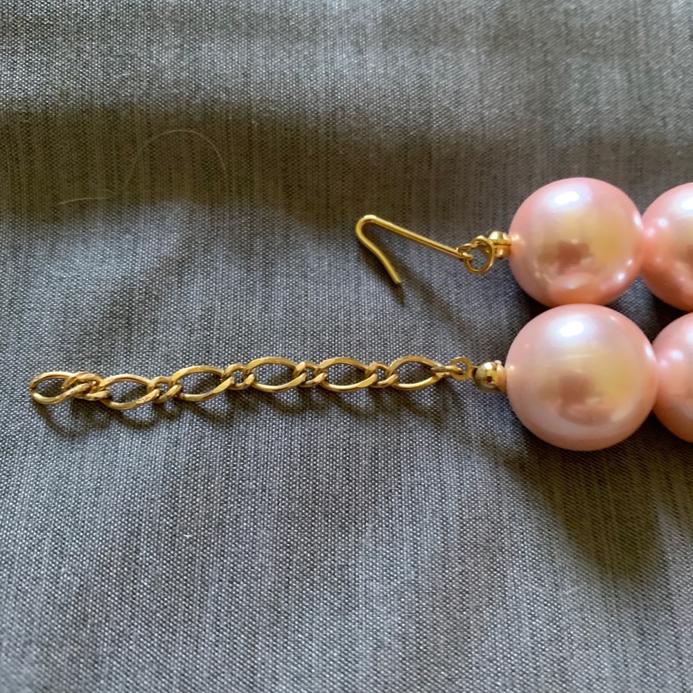 Vintage pink necklace - Picture 2 of 3